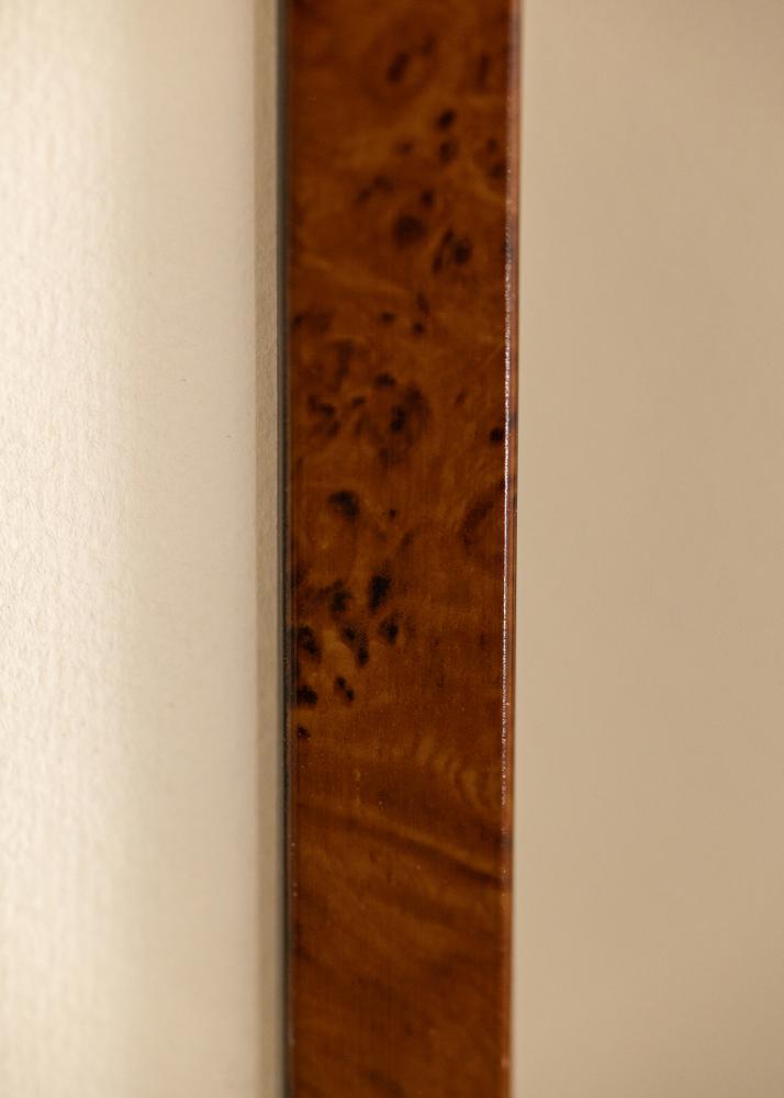 Okvir Ares Burr Walnut 20x30 cm - Passepartout Bela 9x11 cm