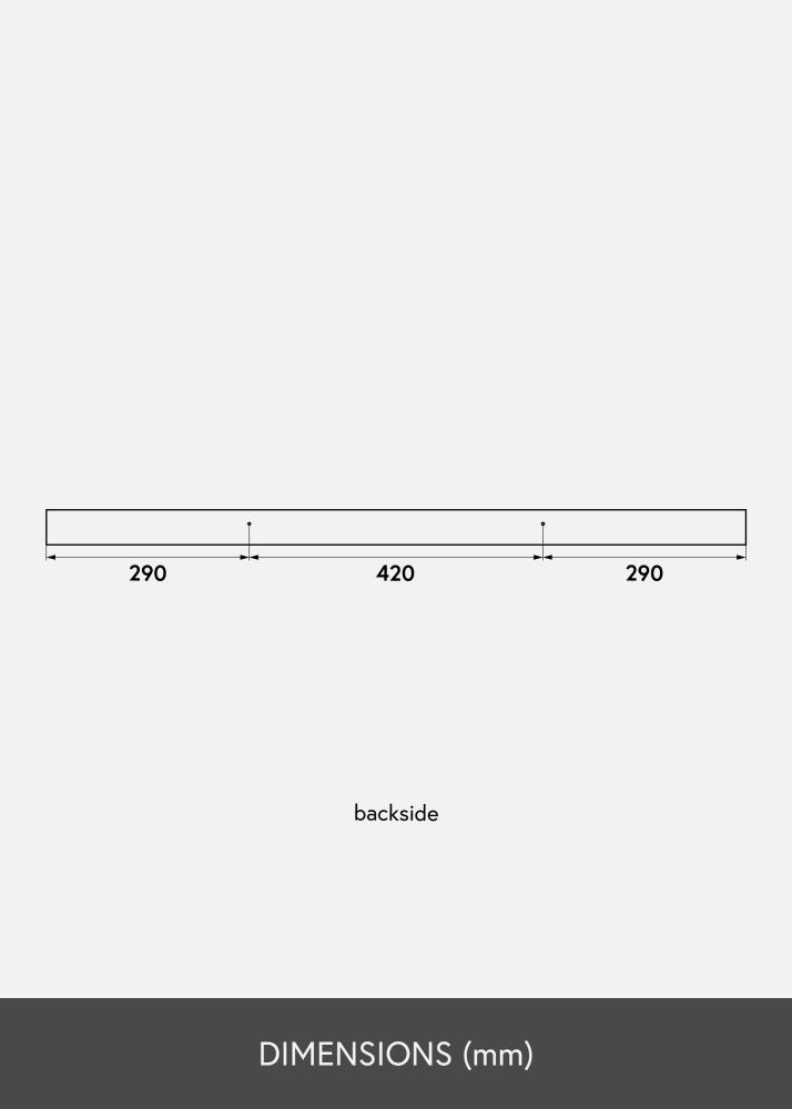 Polica za slike Hrast 100 cm