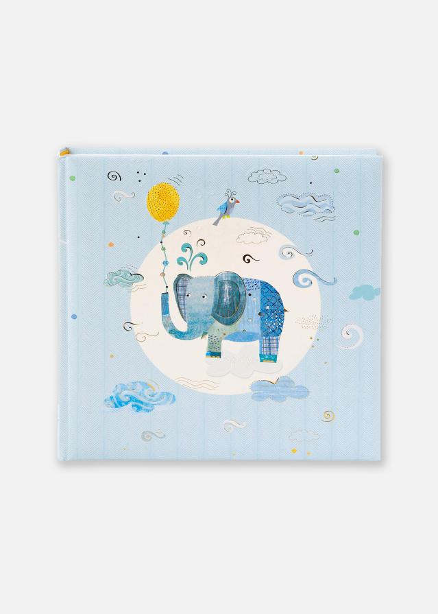 Blue Elephant Fotoalbum - 25x25 cm (60 Beli Strani / 30 listov)