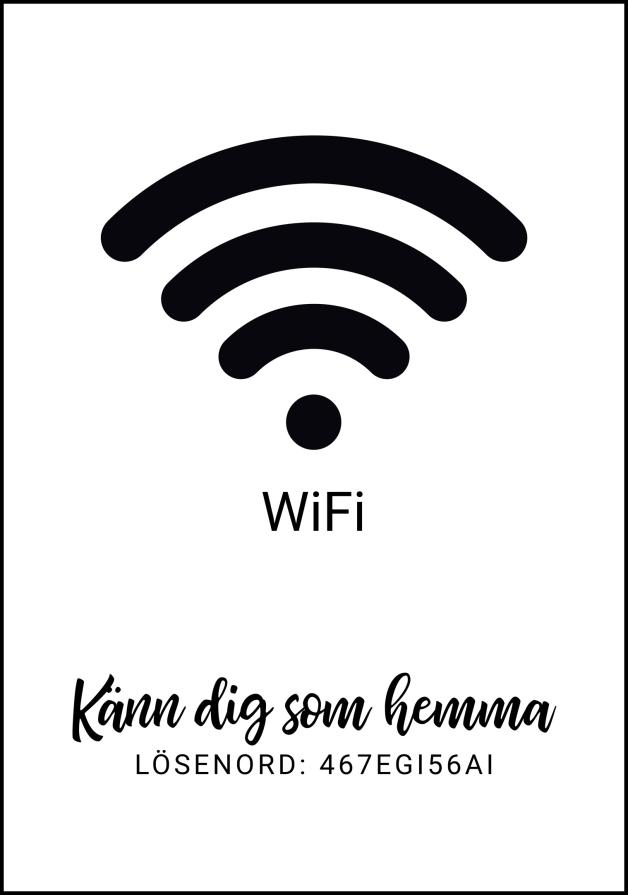 WIFI - Počutite se kot doma