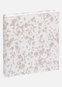 Terrazzo stone Album Bela - 28x29 cm (60 Beli Strani / 30 listov)