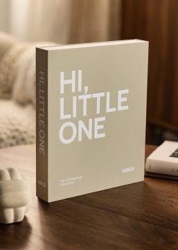 KAILA HI LITTLE ONE Grey - Coffee Table Photo Album (60 čierne strani)