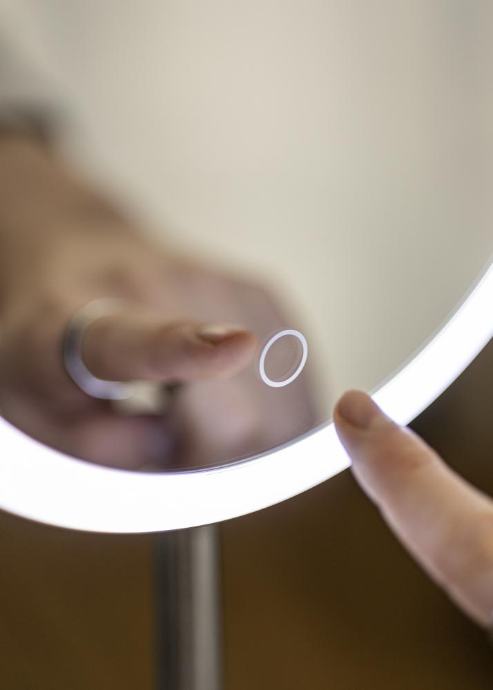 KAILA Ogledalo za ličenje Pillar LED Magnifying 20 cm Ø