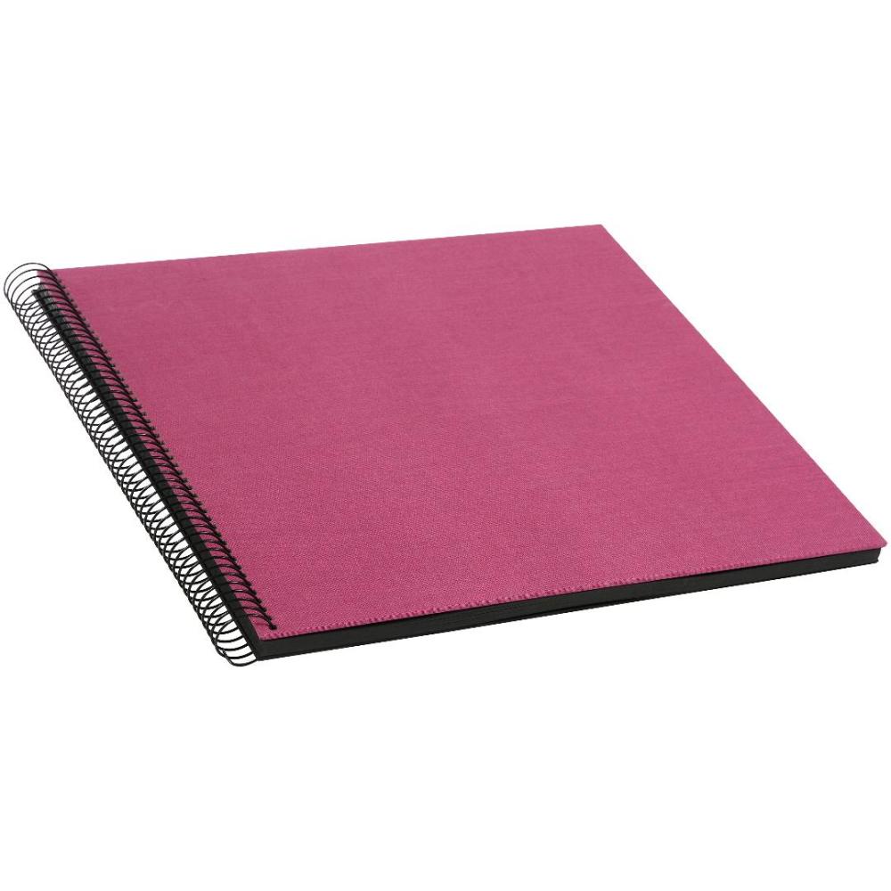 Bella Vista Spiralni album Fuchsia - 35x30 cm (40 čierne Strani / 20 listov)