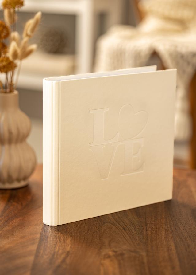 White Love Fotoalbum - 28x26 cm (50 Beli Strani / 25 listov)