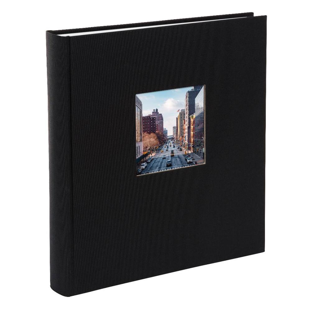 Bella Vista Fotoalbum Črna - 30x31 cm (100 Beli Strani / 50 listov)