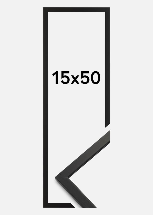 Okvir Edsbyn Akrilno steklo Črna 15x50 cm