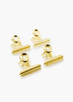 KAILA Poster Clip Gold 40 mm - 4 kos