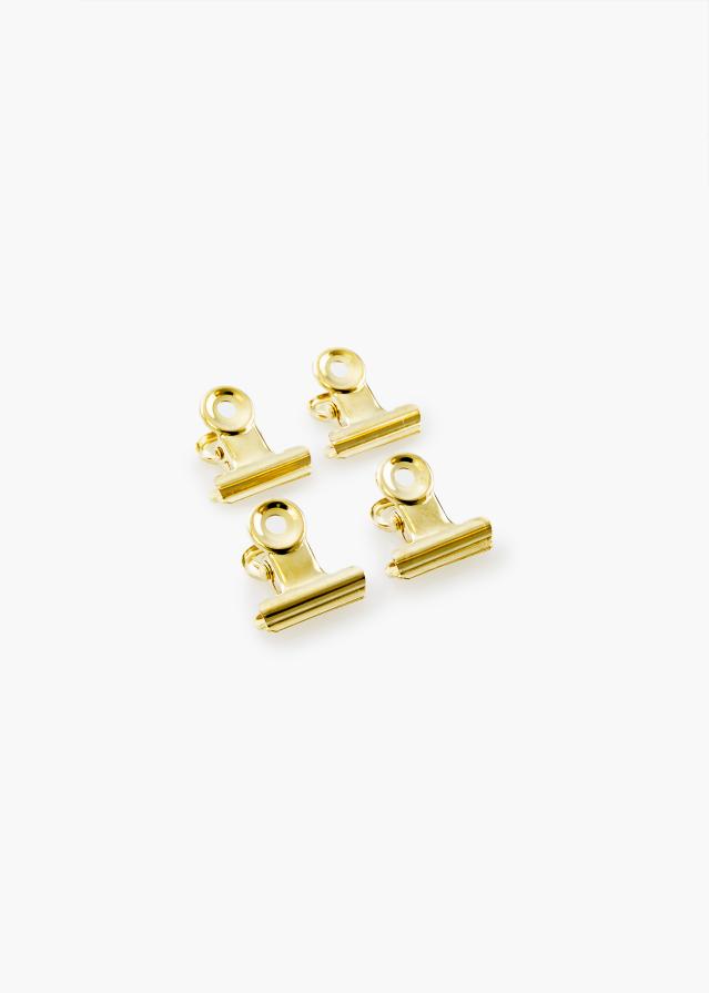 KAILA Poster Clip Gold 20 mm - 4 kos