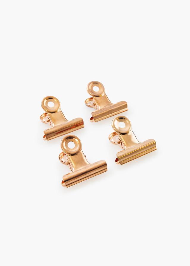 KAILA Poster Clip Rose Gold 30 mm - 4 kos