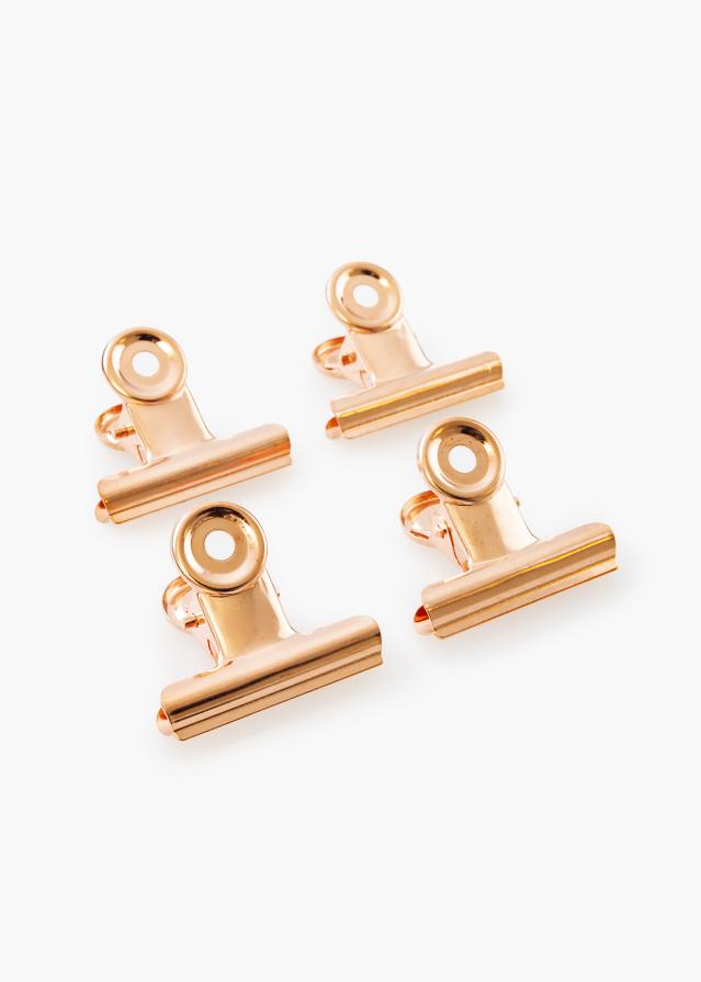 KAILA Poster Clip Rose Gold 40 mm - 4 kos