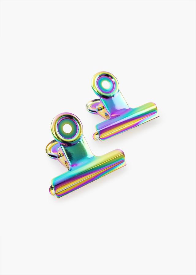 KAILA Poster Clip Rainbow 50 mm - 2 kos