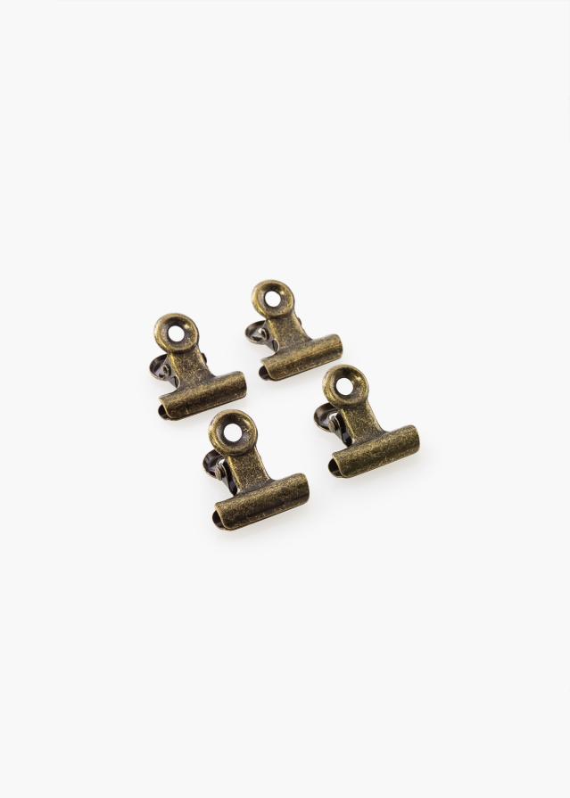 KAILA Poster Clip Retro Bronze 20 mm - 4 kos