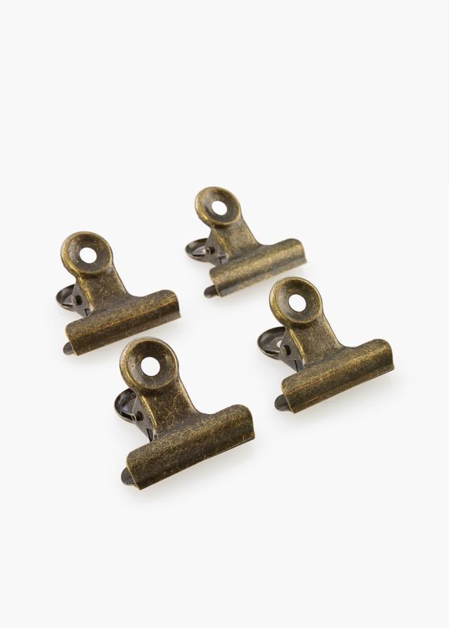 KAILA Poster Clip Retro Bronze 40 mm - 4 kos