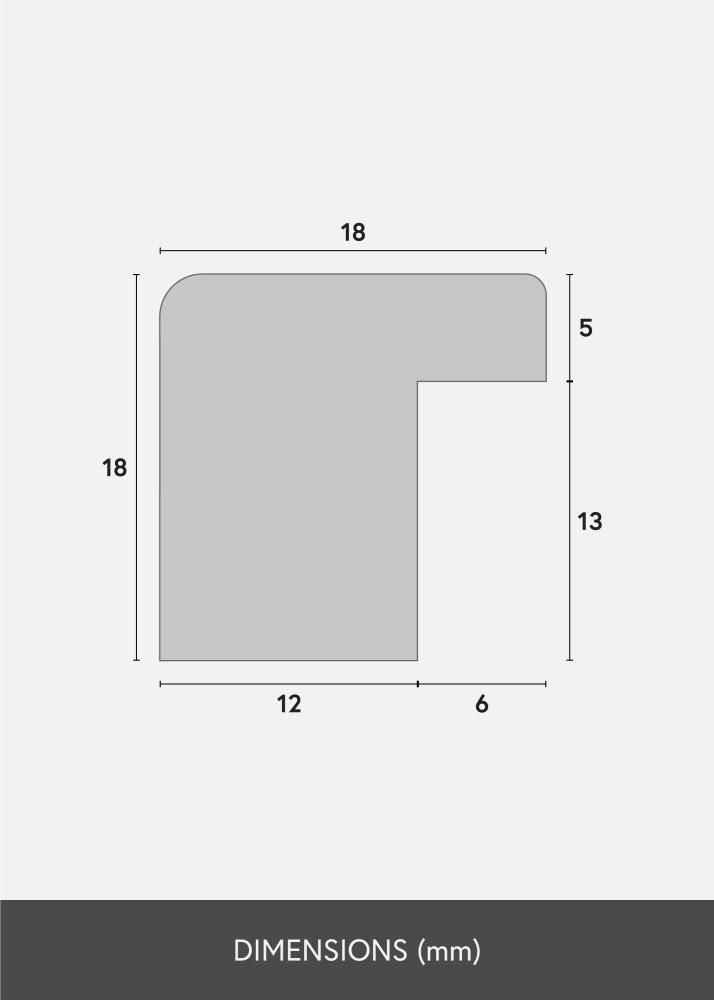 Okvir Selection Akrilno steklo Oreh 60x60 cm