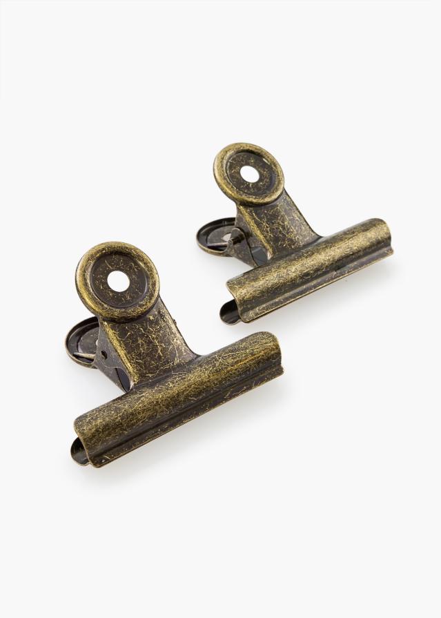 KAILA Poster Clip Retro Bronze 65 mm - 2 kos