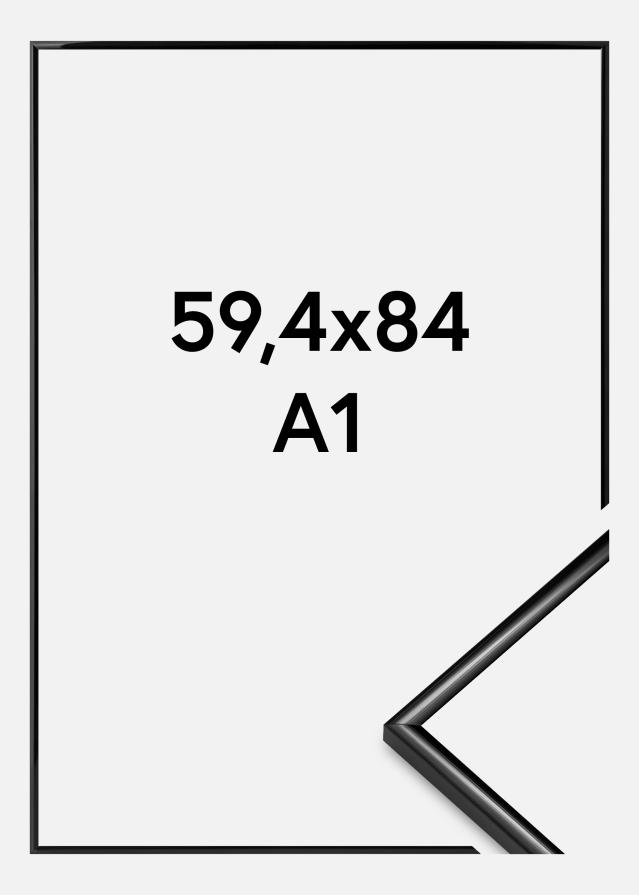 Okvir Scandi Akrilno steklo Črna 59,4x84 cm (A1)