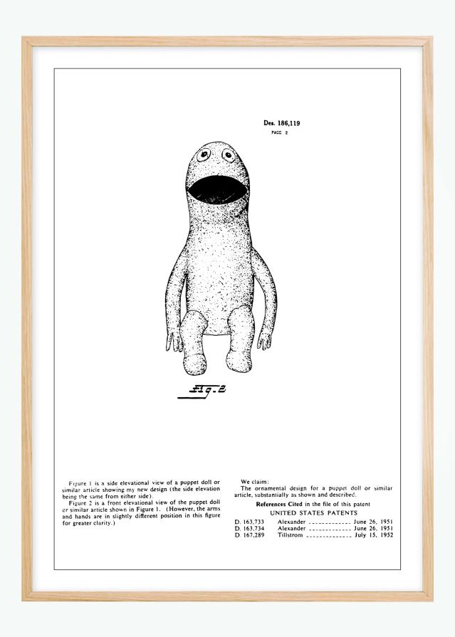 Risba patenta - Muppetki - Kermit II Poster