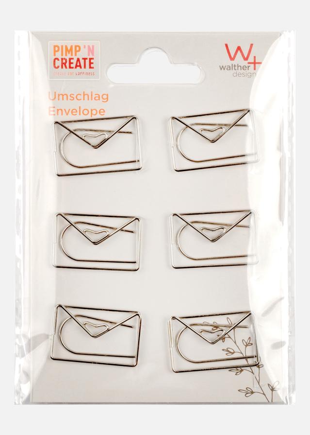 PAC Kovina Paperclip Envelope Srebrna