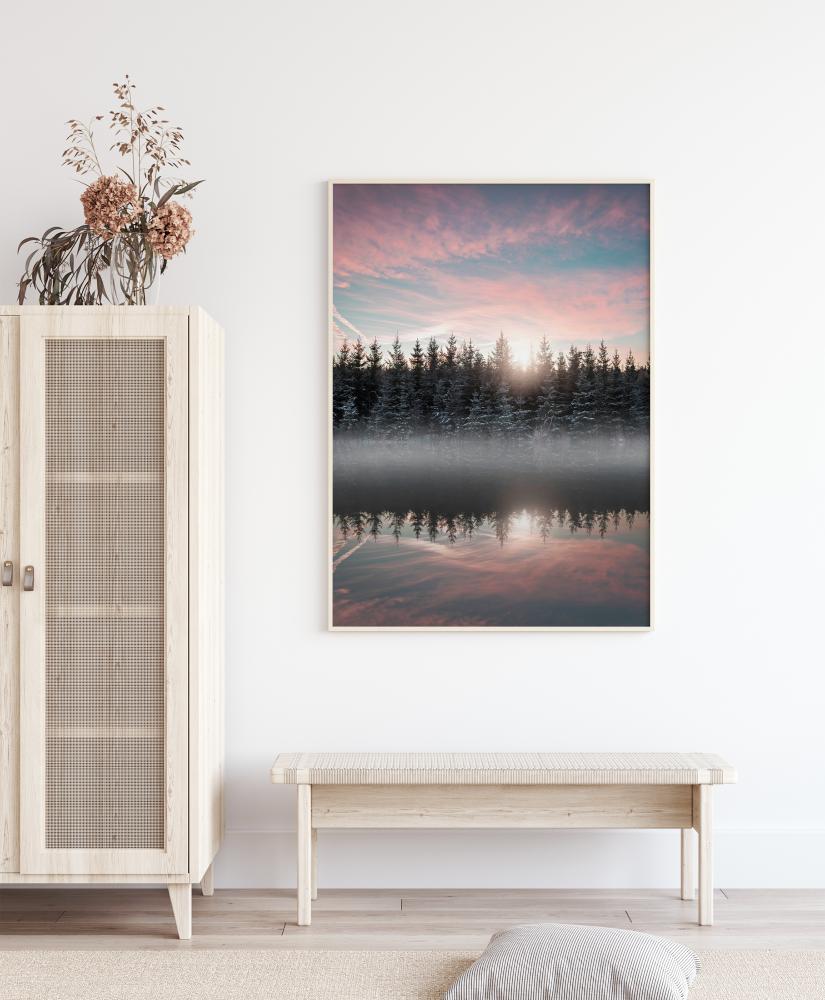 Small Lake In The Forest Poster