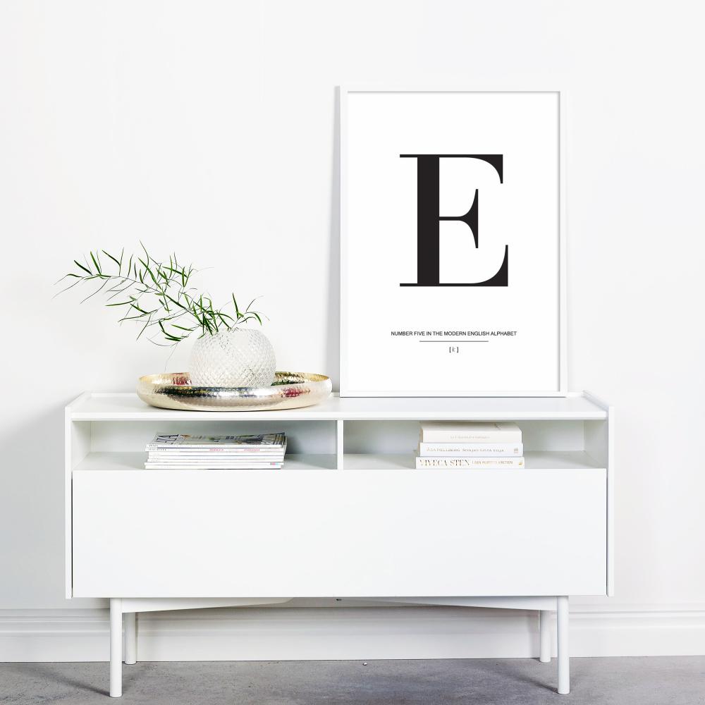 Letter E Poster