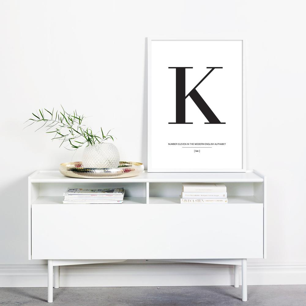 Letter K Poster