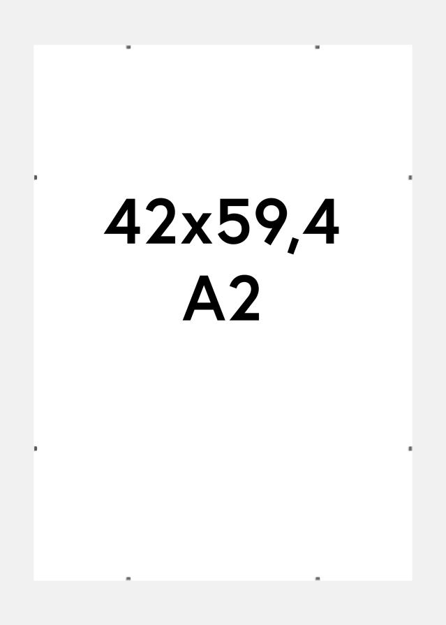 Okvir s kljukicami Mat Antirefleksno steklo 42x59,4 cm (A2)