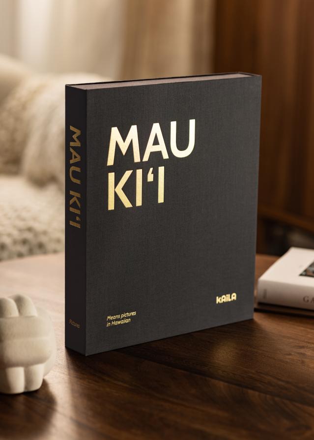 KAILA MAU KI'I - Coffee Table Photo Album (60 čierne Strani / 30 listov)