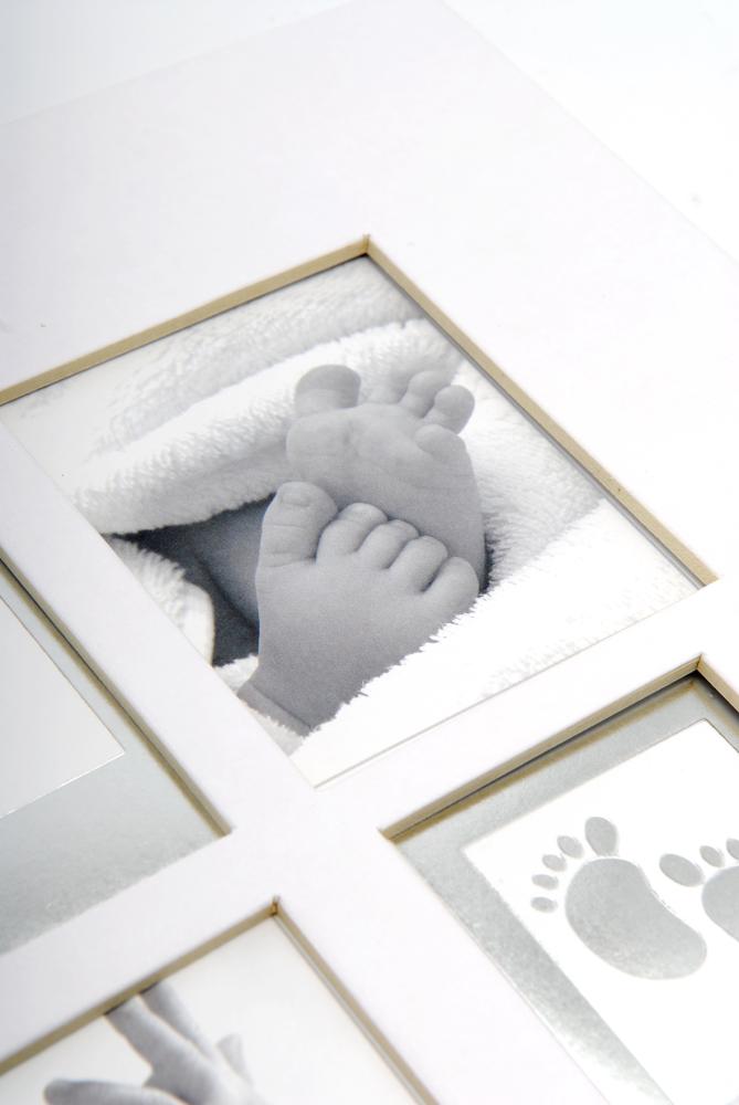 Little Foot Album Sivo-bela - 28x30,5 cm (60 Beli Strani / 30 listov)