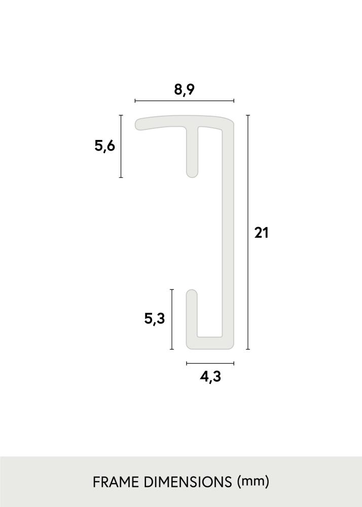 Okvir Poster Frame Aluminum Akrilno steklo Srebrna 61x91,5 cm