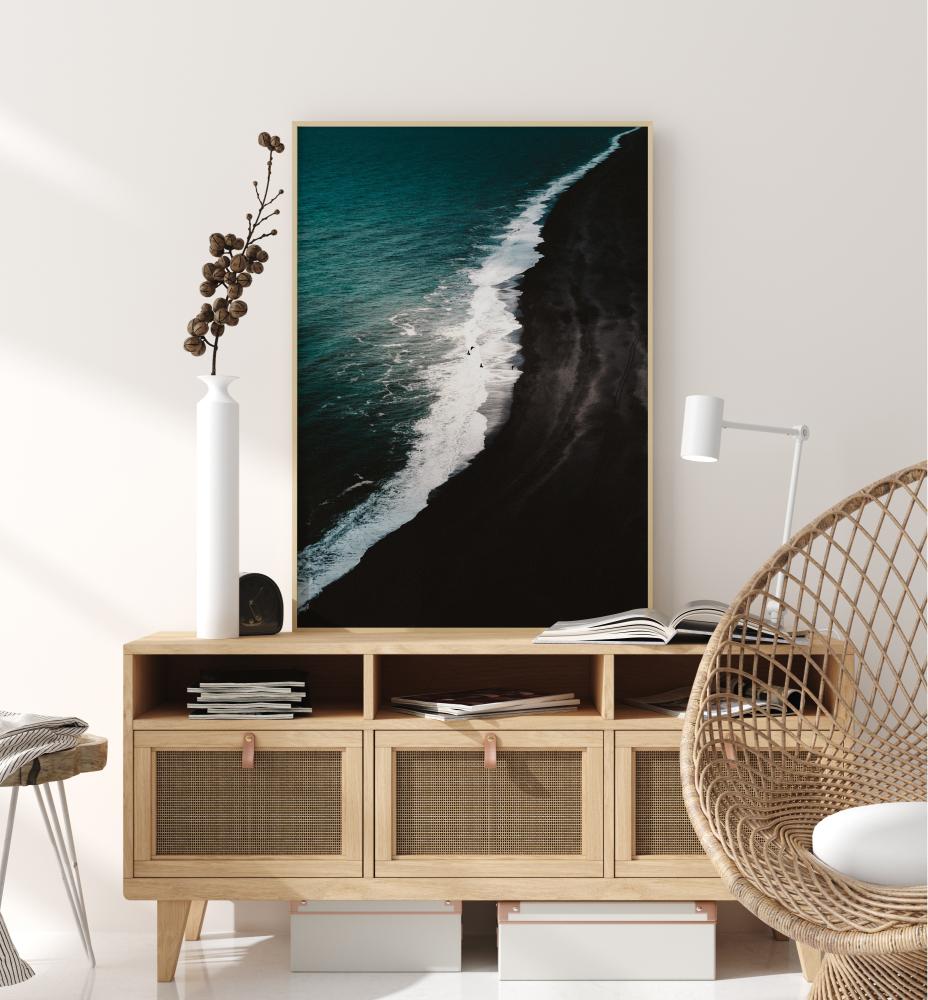 Black Beach Poster