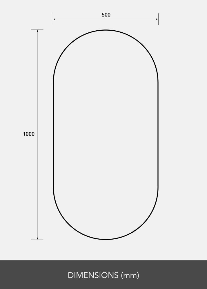 Ogledalo Lozenge 50x100 cm