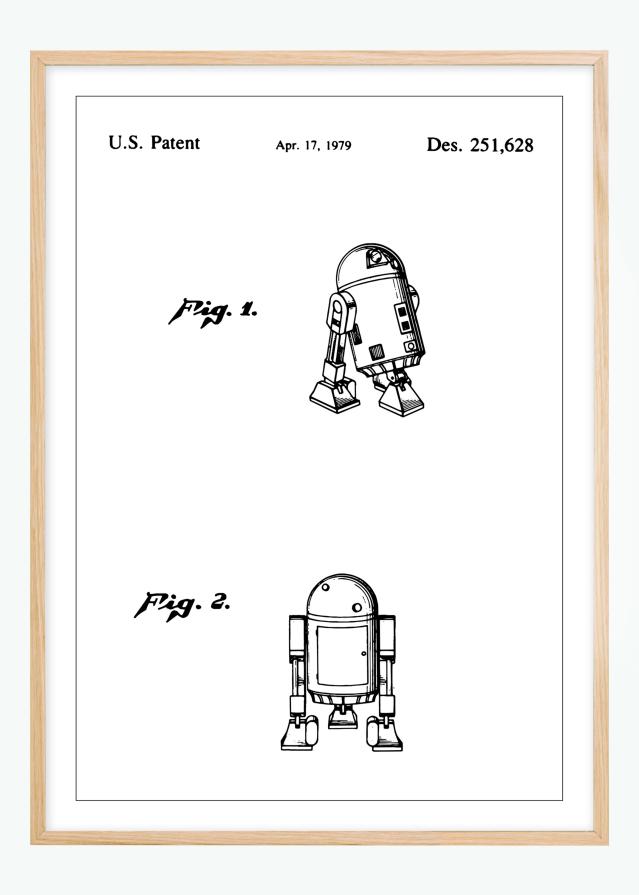 Risba patenta - Star Wars - R2-D2 Poster