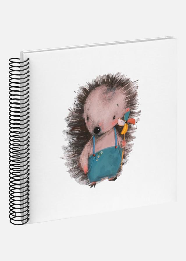 Baby hedgehog Calisto Spiralni album Bela - 24x24 cm (40 Beli Strani)