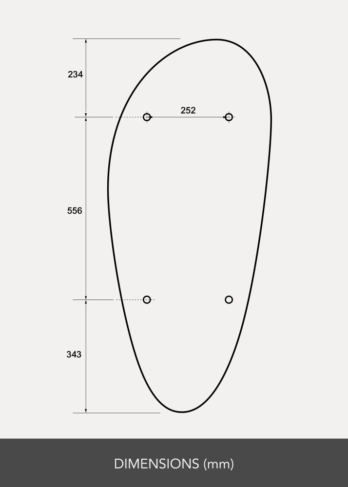 Ogledalo Balance 50x113 cm - Selected By BGA