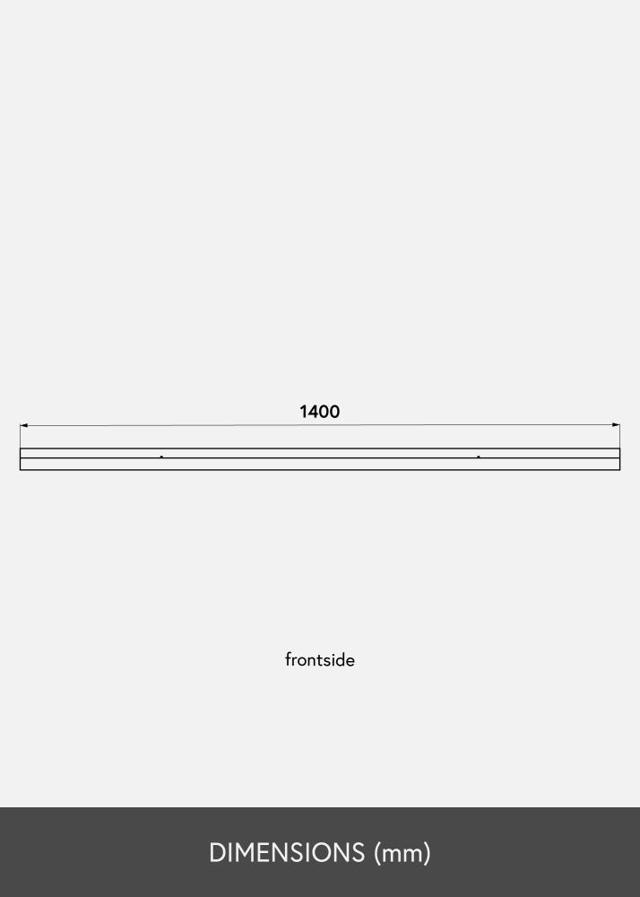 Polica za slike Hrast 140 cm