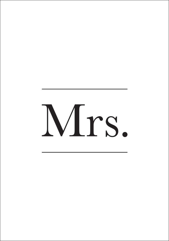 Mrs Poster