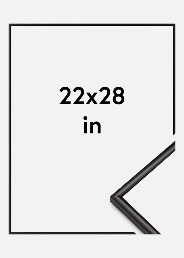 Okvir Scandi Akrilno steklo Mat črna 22x28 inches (55,88x71,12 cm)