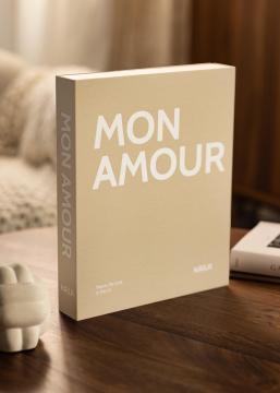 KAILA MON AMOUR - Coffee Table Photo Album (60 čierne Strani / 30 listov)