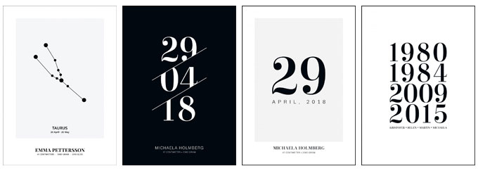 Najdi svojo najljubšo med našimi osebnimi plakati